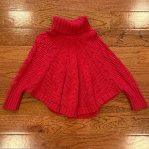 Carter's Vibrant Red Cable Knit Sweater